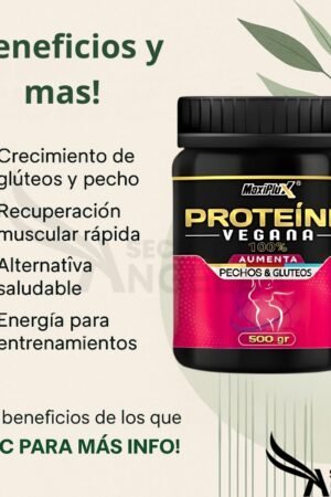 proteína vegana para glúteos