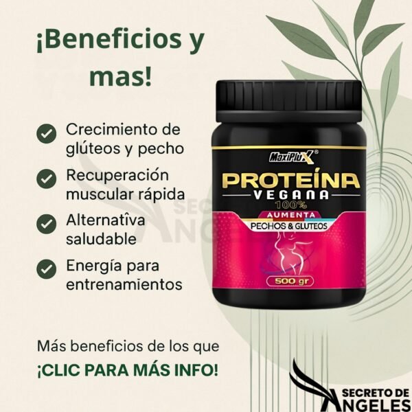 proteína vegana para glúteos