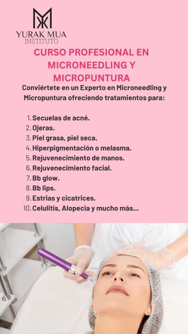 Curso Profesional de Microneedling y Micropuntura - Imagen 3