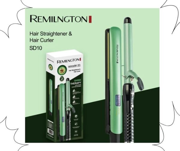 Plancha Remington Shine Therapy – tratamiento con aguacate y macadamia